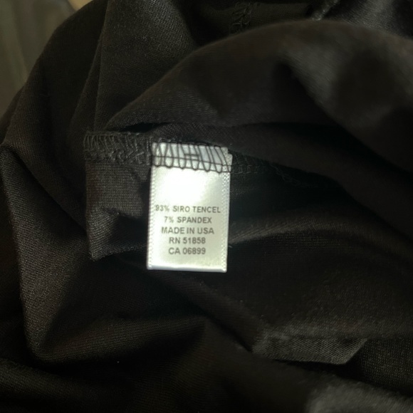 Judy P Blu ISABELLA (Flutter Sleeve Tunic) Black women’s Size Small Made In USA - Picture 10 of 11